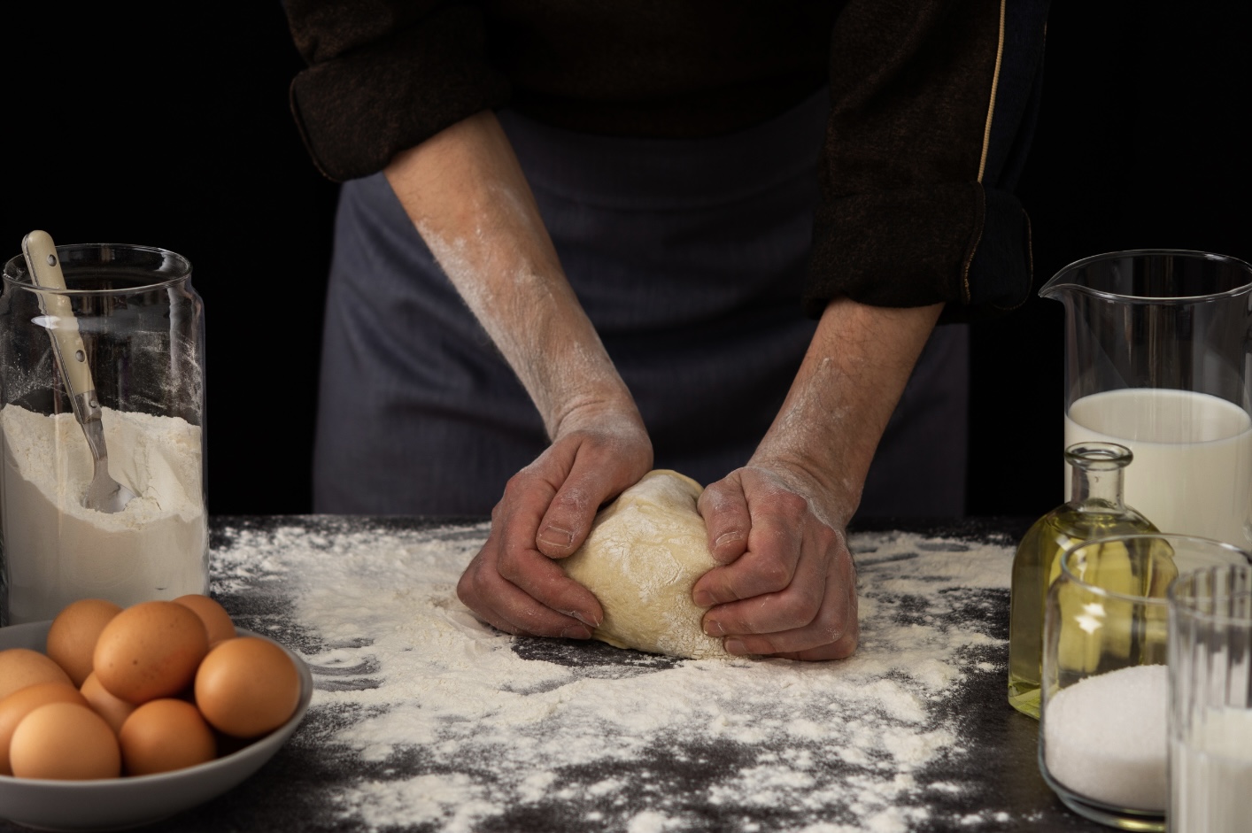 Golden Perfect Bakery Background